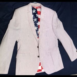 Seersucker blazer